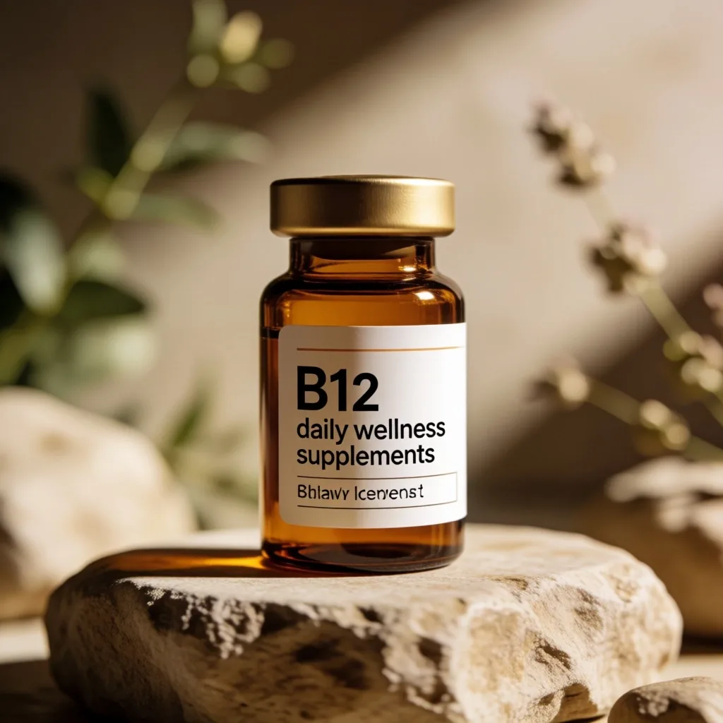 Vitamin B12 Daily supplement bottle
